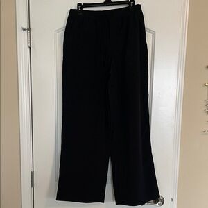 Athleta Black Wide-Leg Pants
